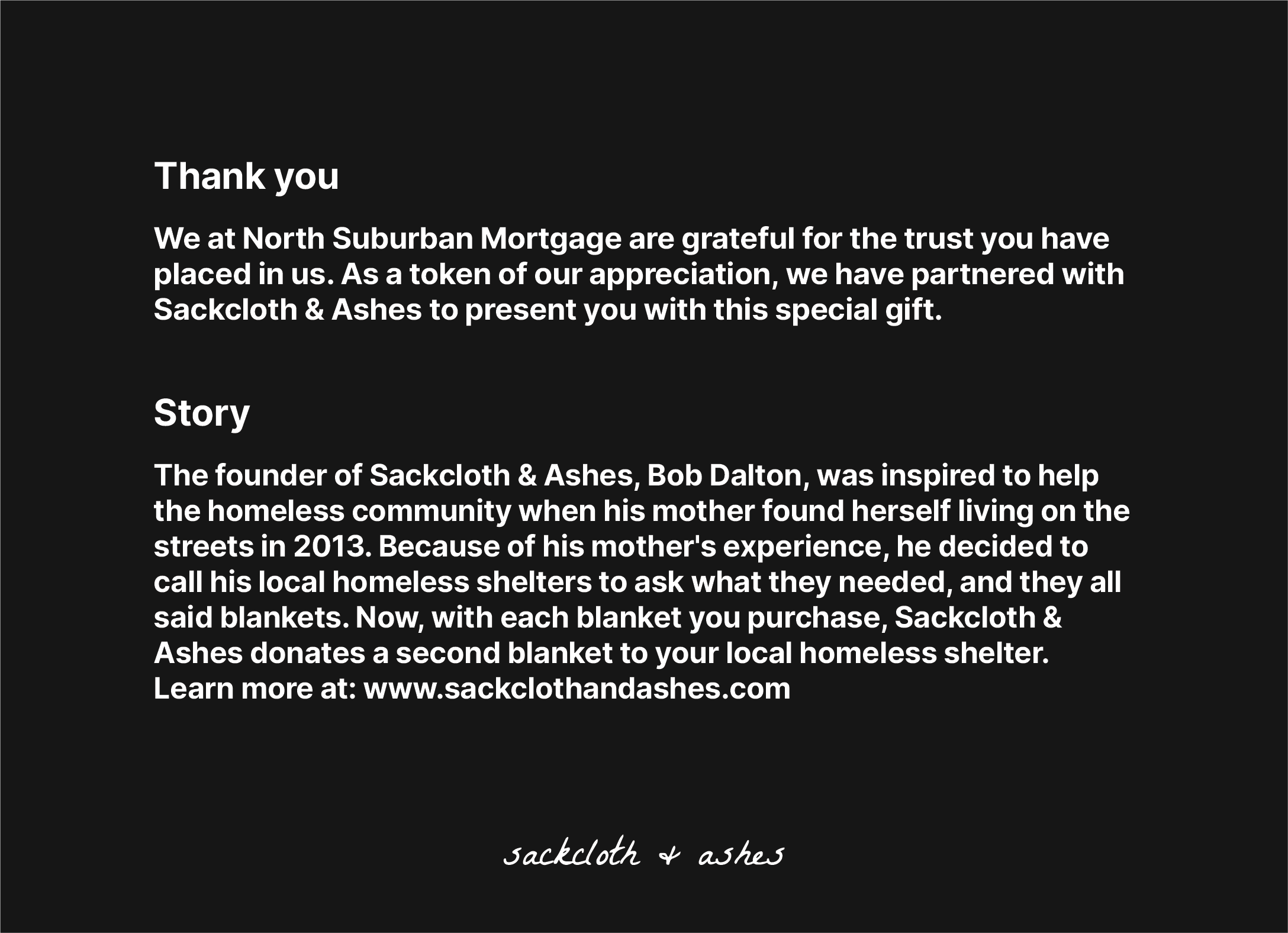 FREE Custom Story Card- North Suburban Mortgage