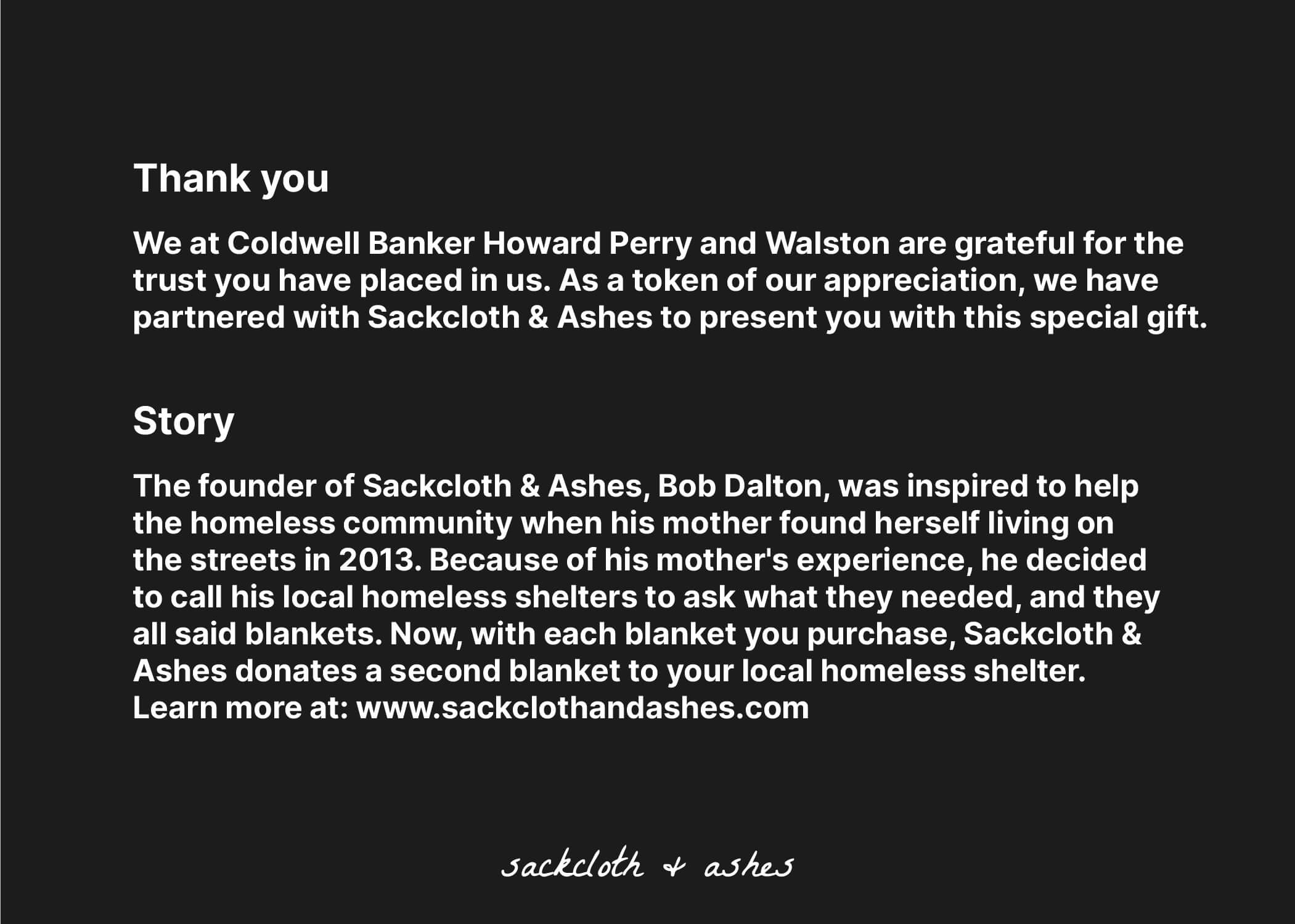 FREE Custom Story Card - Coldwell Banker HPW